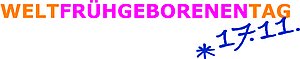 Logo Weltfrühgeborenentag