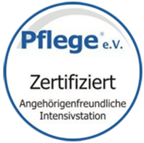 Pflege e.V. zertifiziert "Angehörigenfreundliche Intensivstation"