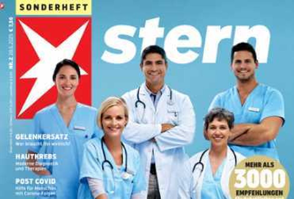Bild zur Newsmeldung: Stern Sonderheft Gute Kliniken