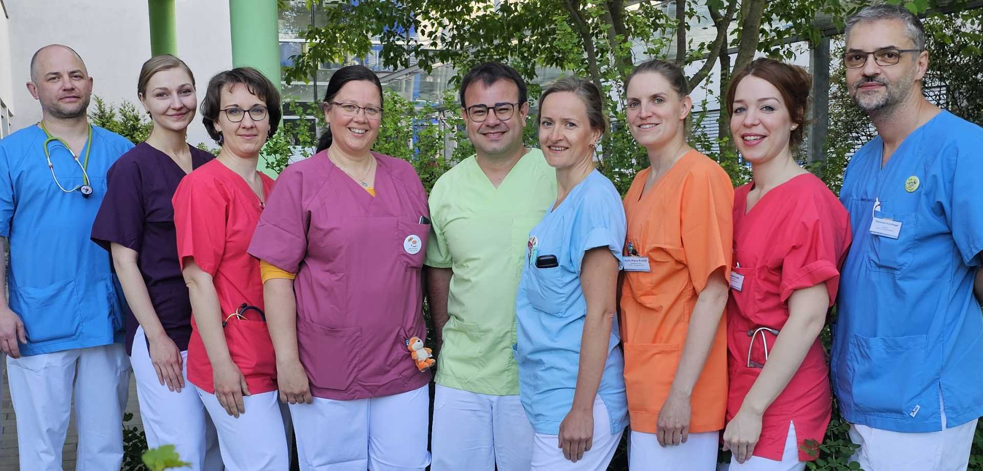Unser buntes Team der Kinderklinik