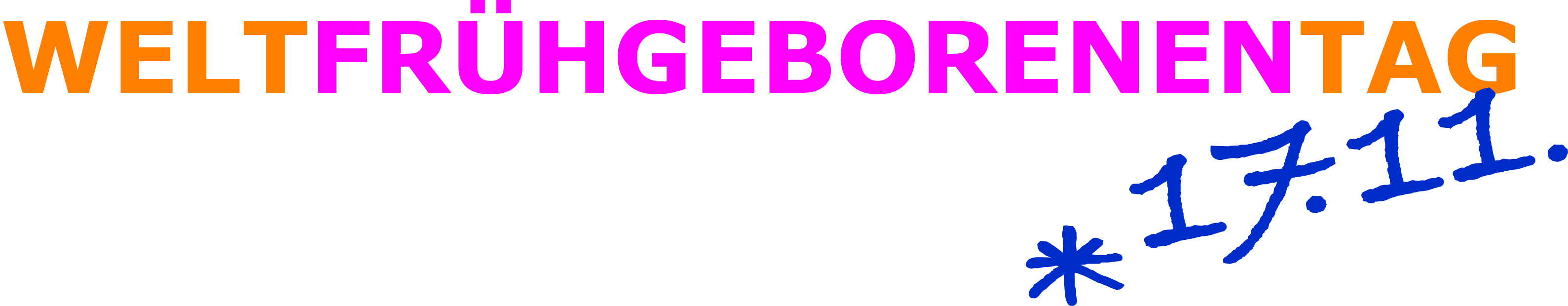 Logo Weltfrühgeborenentag